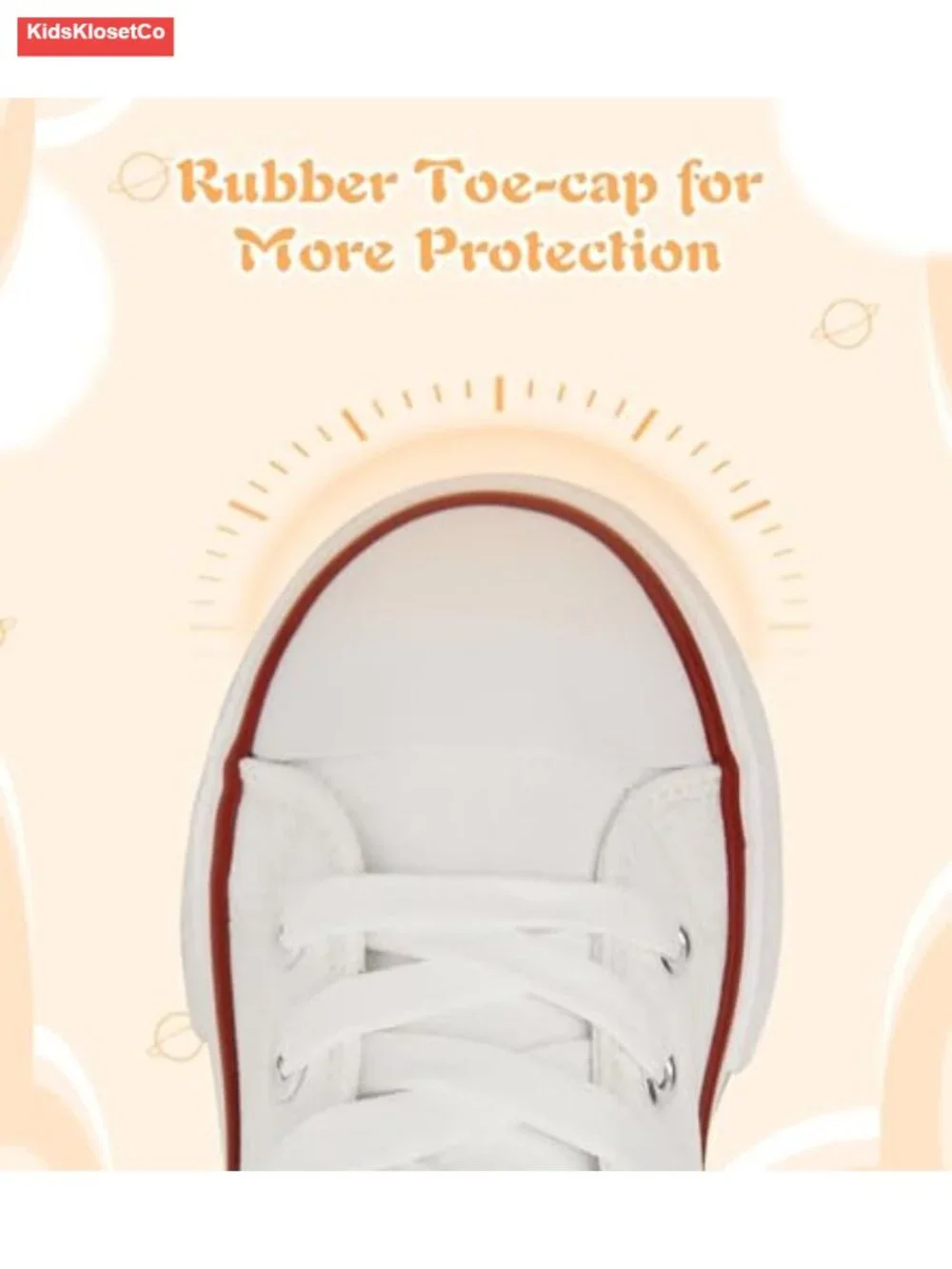 Toddler Slip On Canvas Sneakers Cushioned Soft Durable Kids Shoes